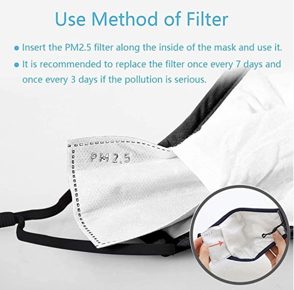 Mask Filter PM2.5 Activated Carbon 5 Layer Non Woven Non Surgical - Image 2