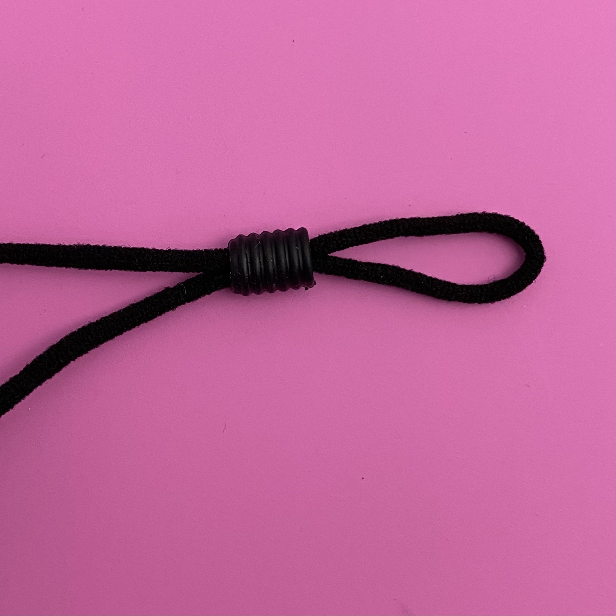 Mask Elastic - Black 3mm Round - Image 3