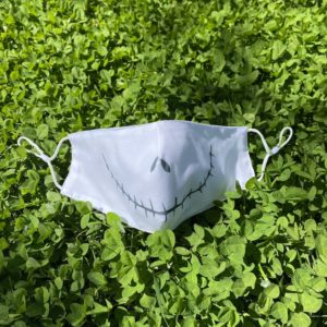 Skelton Mask Halloween 3 layer reusable face mask with filter