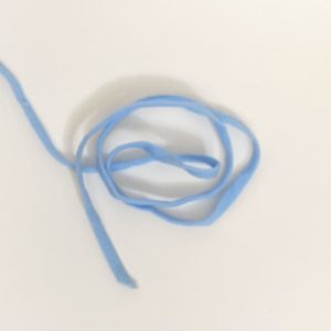 Baby Blue Flat Elastic