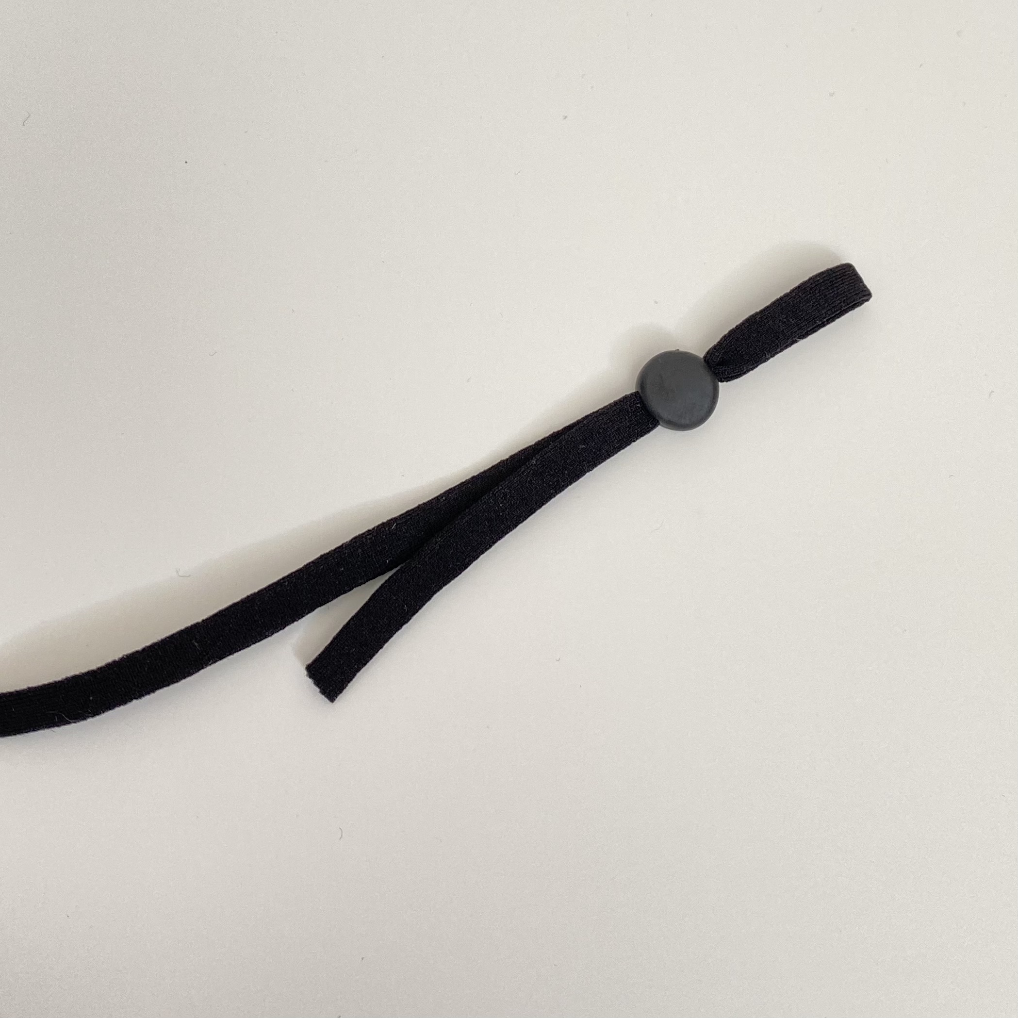 Black Flat Mask Elastic