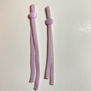 Mask Elastic with Stopper - Dusty Pink