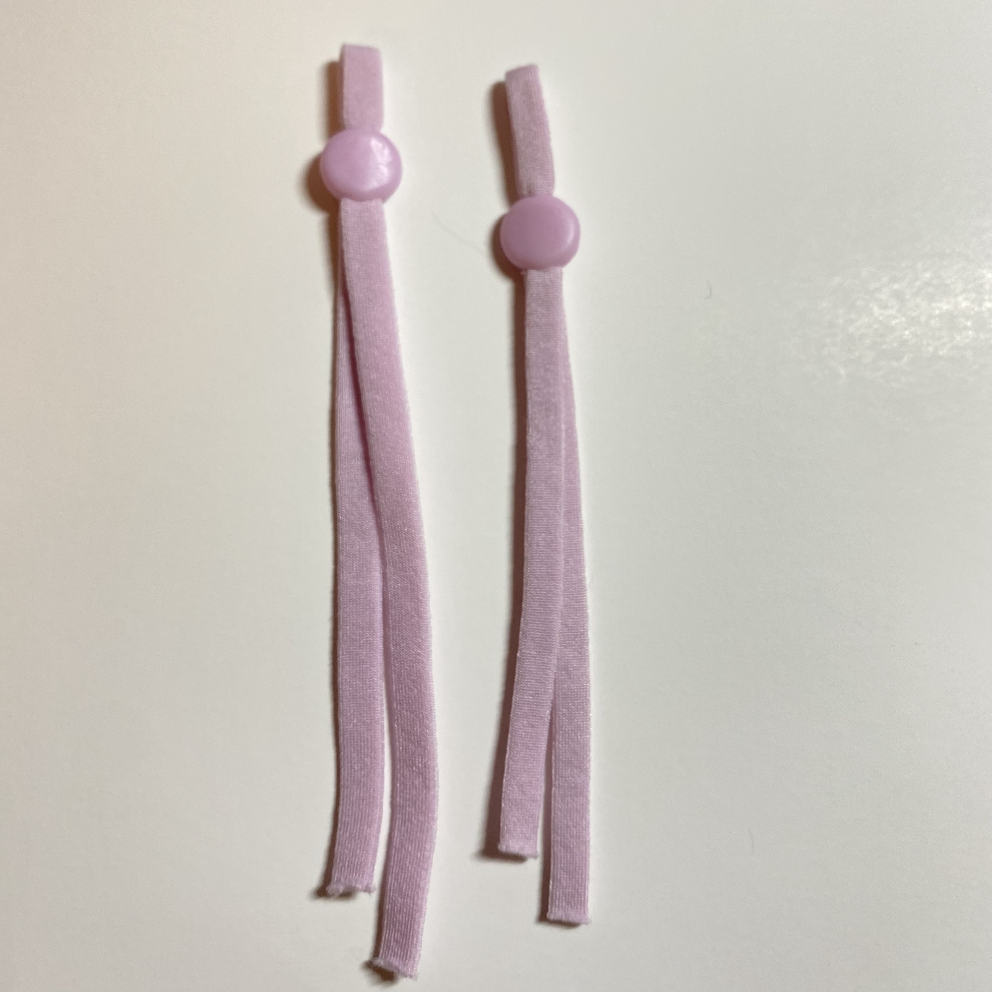 Mask Elastic with Stopper - Dusty Pink