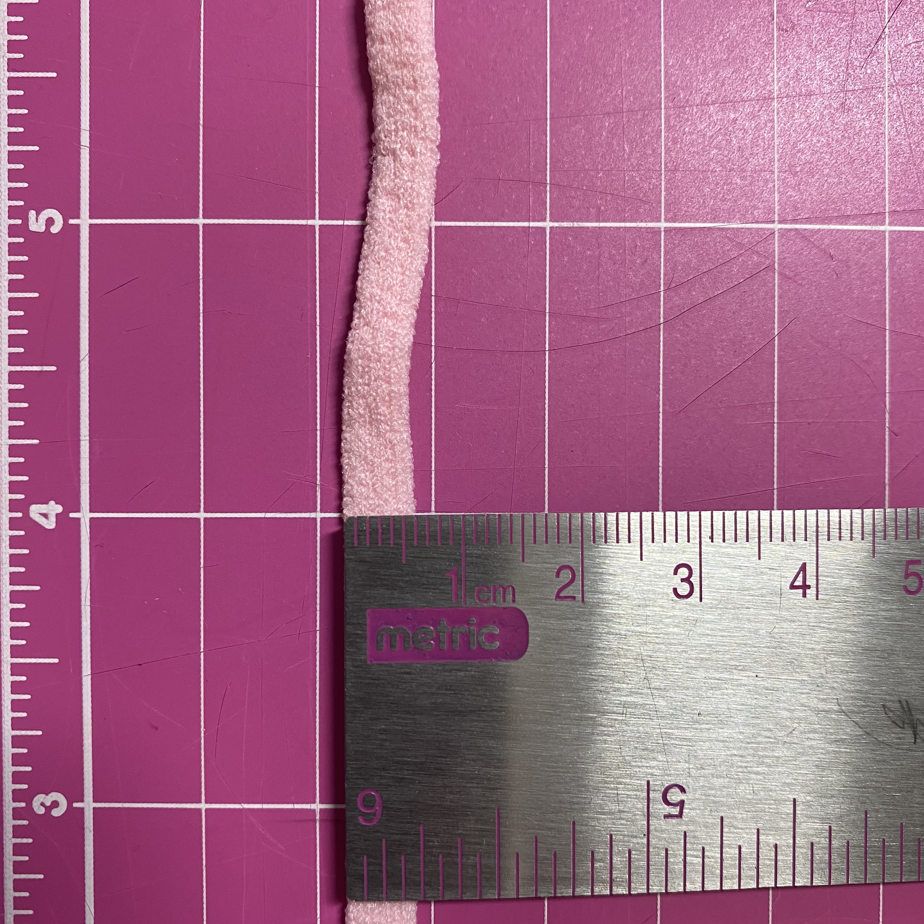 pink flat mask elastic