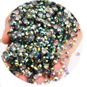 Black Diamond Resin Rhinestone