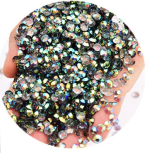 Black Diamond Resin Rhinestone