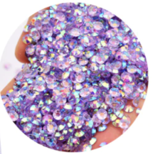 light amethyst resin rhinestone
