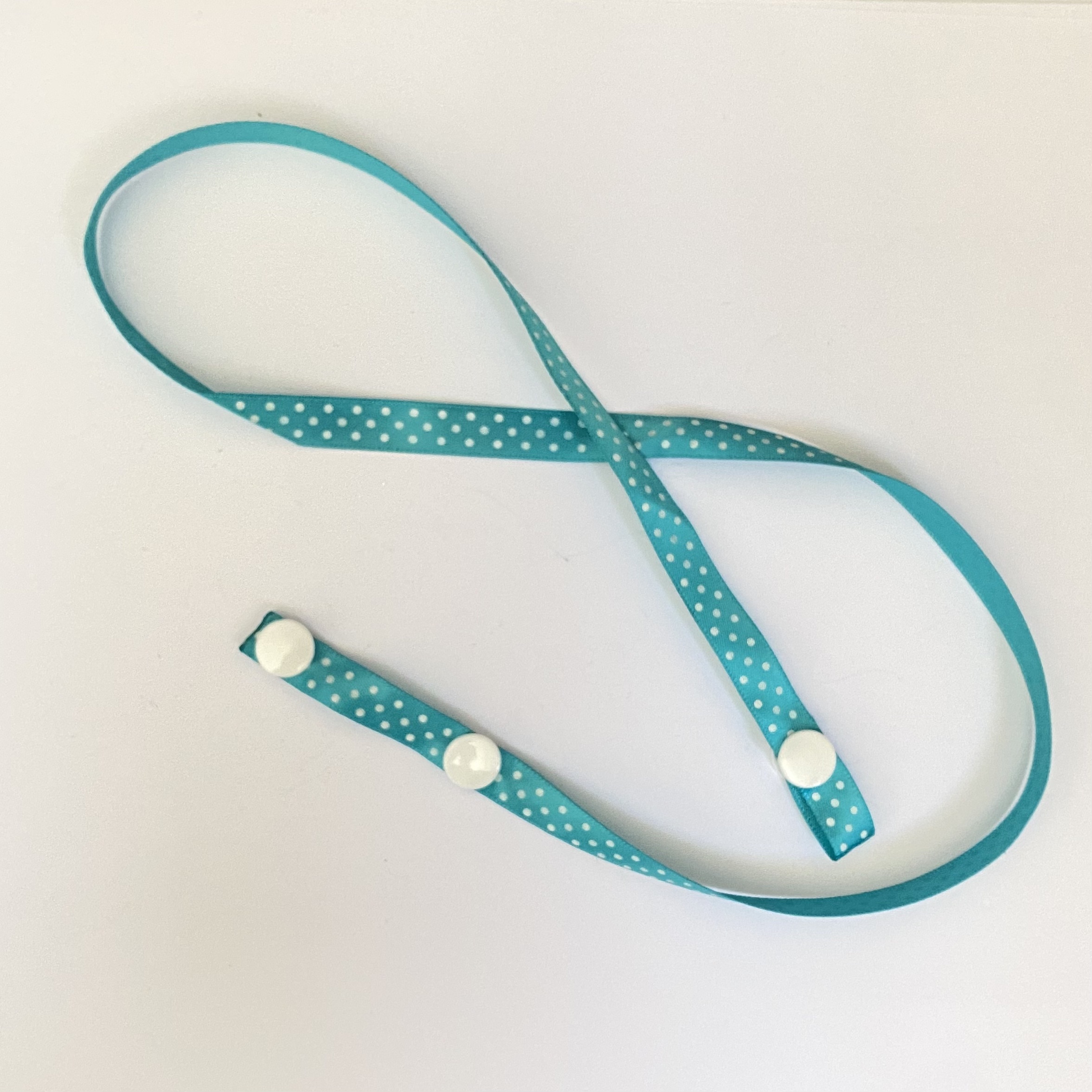 Teal Polka dot
