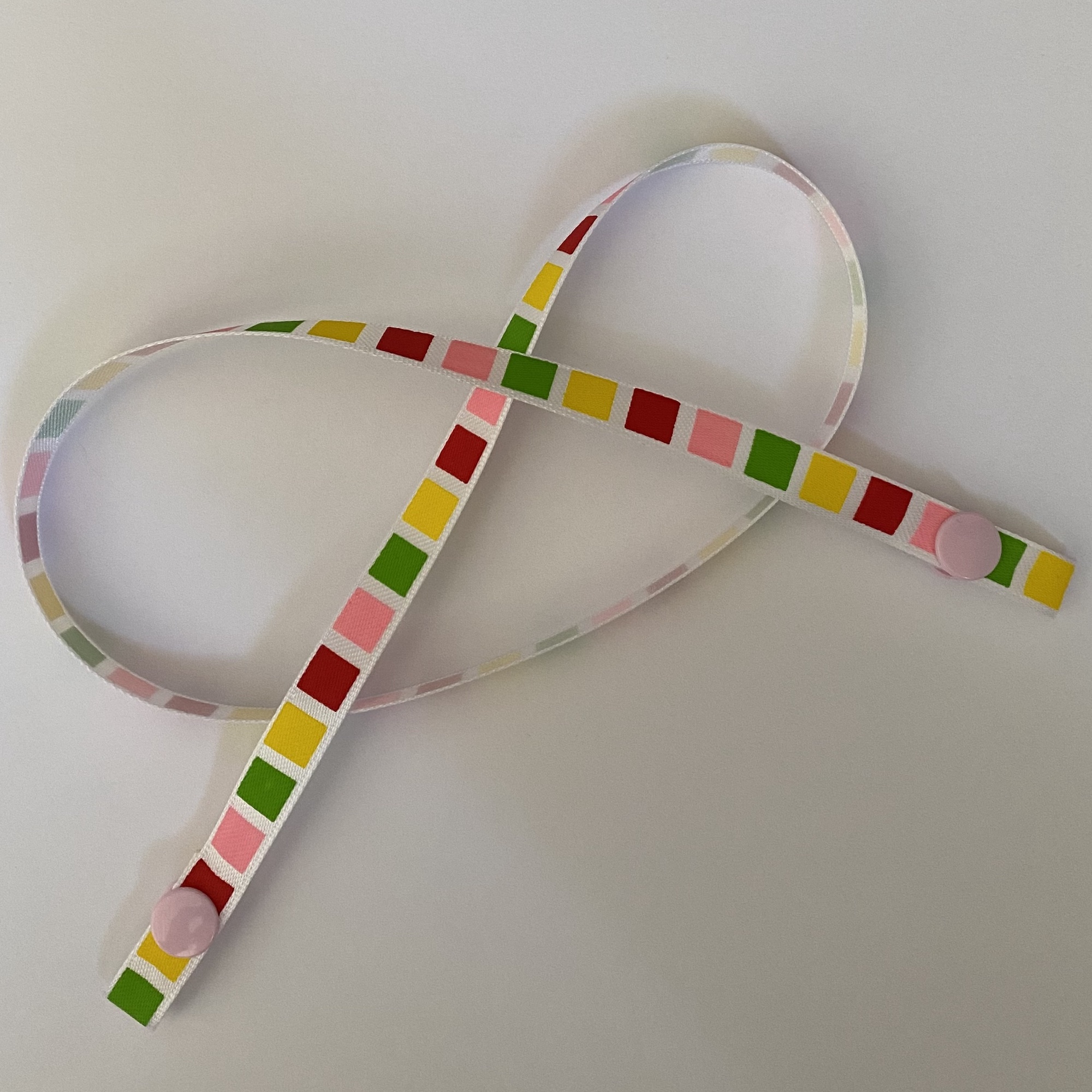 Rainbow mask lanyard