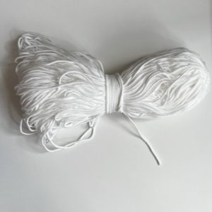 WhiteElastic3mm