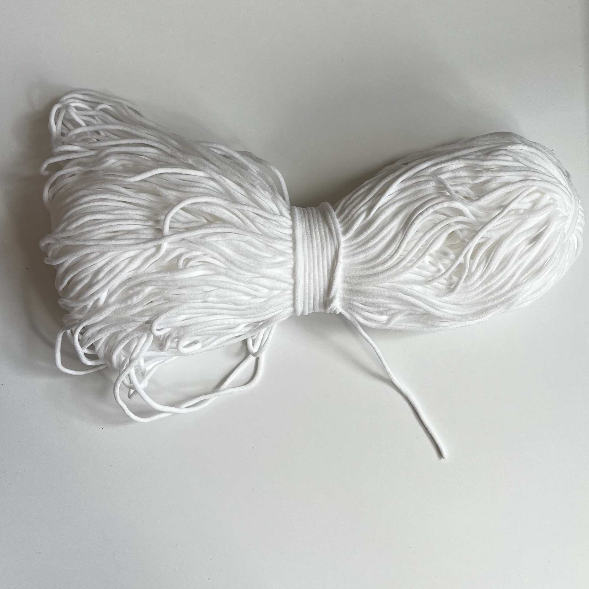 WhiteElastic3mm